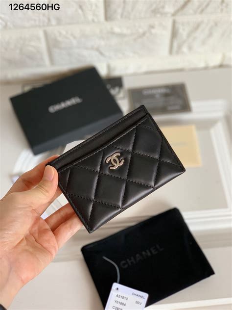 chanel small card case